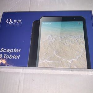 Q Link Wireless Scepter 8" 16GB Wi-Fi Tablet - Black 16 GB.